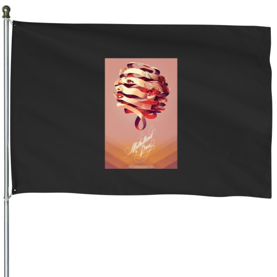 Discover Mulholland Drive - Alternative Poster Idea Active House Flags