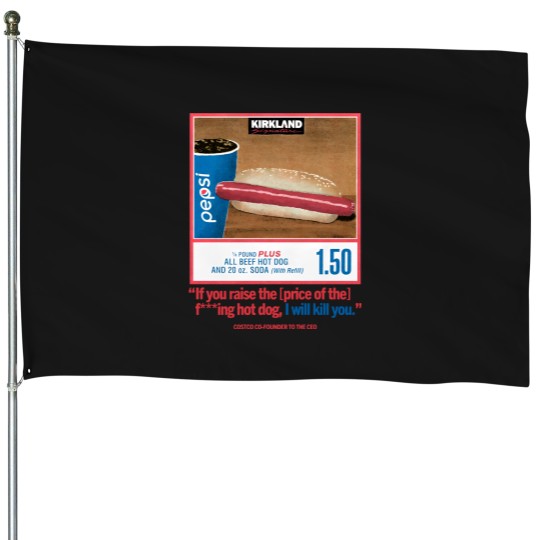 Discover Costco Hot Dog & Soda Combo House Flags