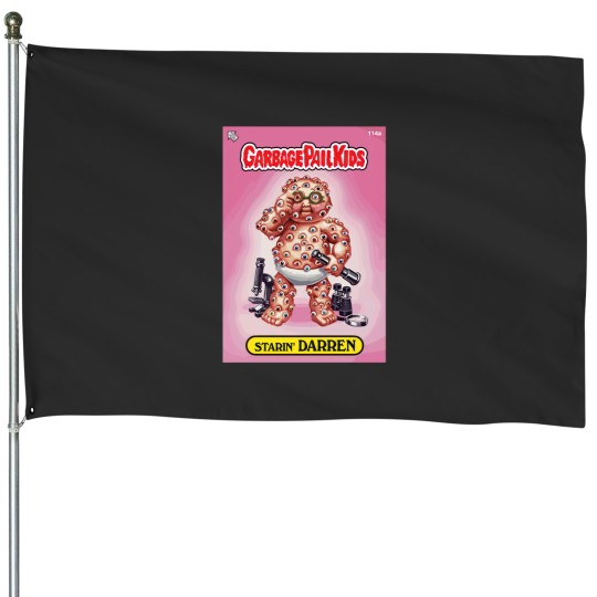 Discover Garbage Pail Kids - Starin' Darren Vector House Flags