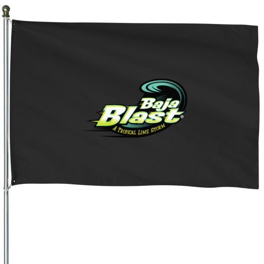 Discover baja blast plain logo House Flags
