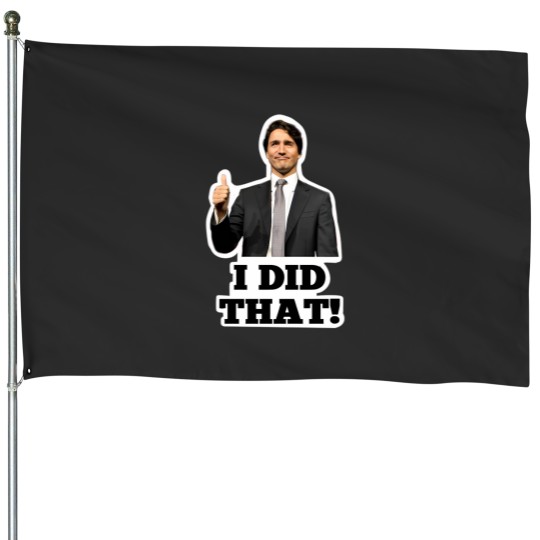 Discover I Did That Justin Trudeau Gas Pump Sticker Super Hd Hq 2683 House Flags