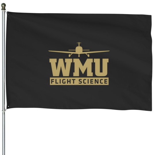 Discover Wmu Flight Science Gold House Flags