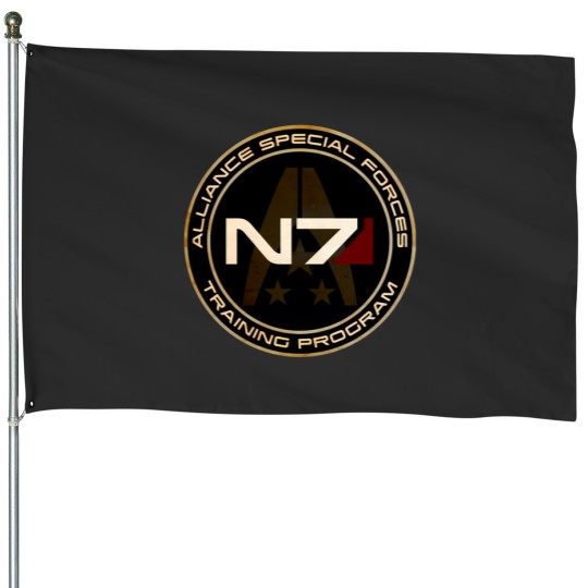 Discover Mass Effect N7   Logo Reto House Flags