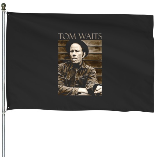 Discover Tom Waits 2 House Flags