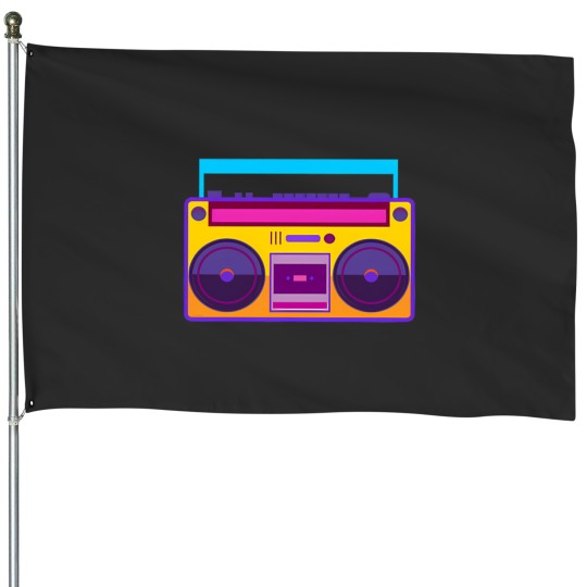 Discover Back To The 80S House Flags