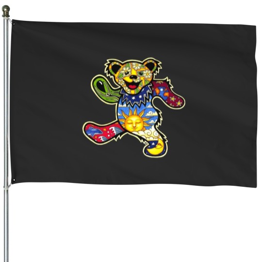 Discover Grateful Dead Band House Flag Collection - Classic Designs
