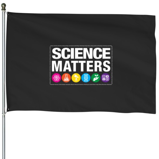 Discover Science Matters House Flags