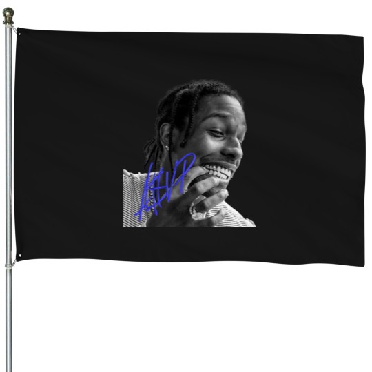 Discover ASAP Rocky House Flags, asap Graphic House Flags, Rocky Merch