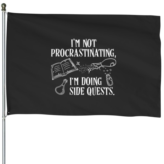Discover IM Not Procrastinating IM Doing Side Quests House Flags