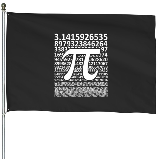 Discover Digits Of Pi Pi Day Math House Flags