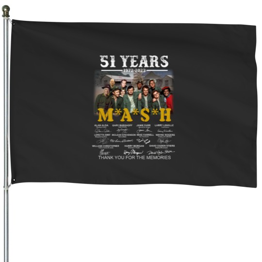 Discover 51 Years Anniversary Mash Tha.nk Y.ou Fo.r Th.e M.em.ories Signatures Movie51 Years Anniversary Mash Tha.nk Y.ou Fo.r Th.e M.em.ories Signatures Movie House Flags