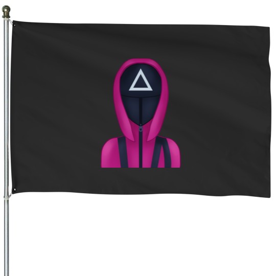 Discover Squid Cosplay Triangle Guard 1 House Flags