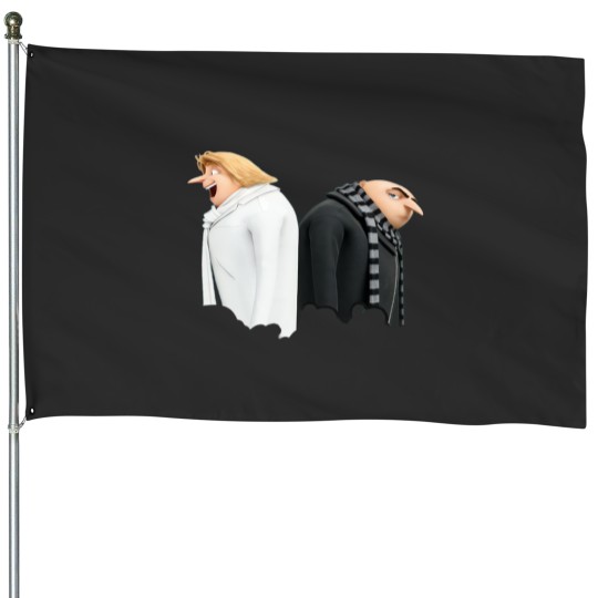 Discover Despicable Me 3 Dru & Gro Back to Back Circle Portrait Classic T-Shirt Off Menu 22 House Flags