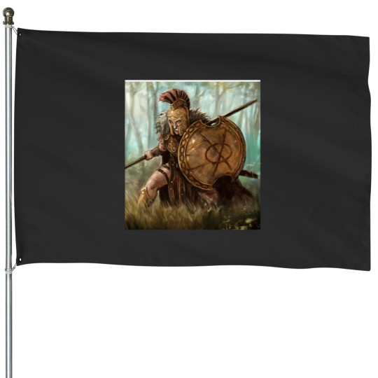 Discover Iconic Jackals Melkoni Fighter House Flags