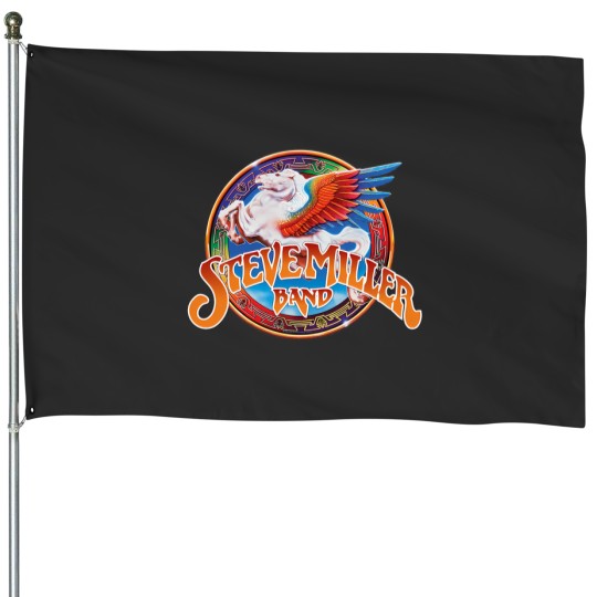 Discover Stevemillerbandpegasus Unicorn Horse Kuda House Flags
