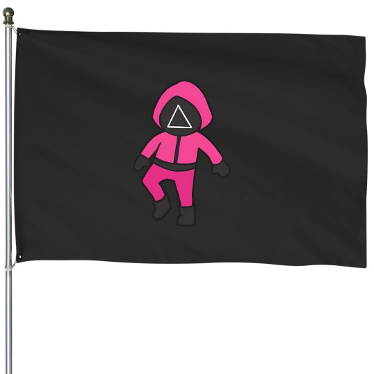 Discover Squid Cosplay Soldier 2 House Flags