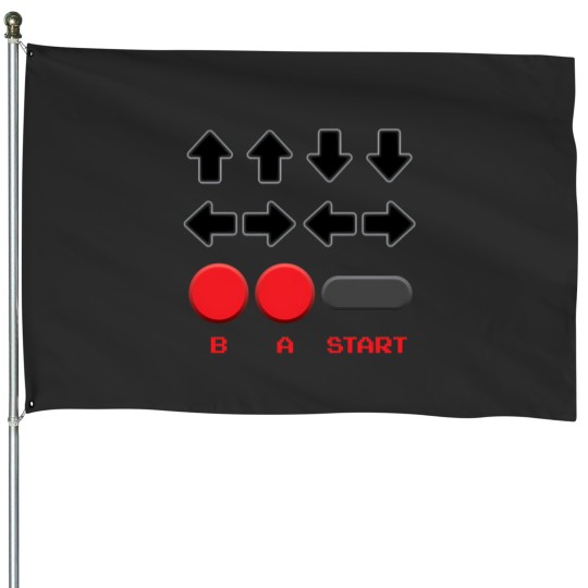 Discover Konami Code House Flags