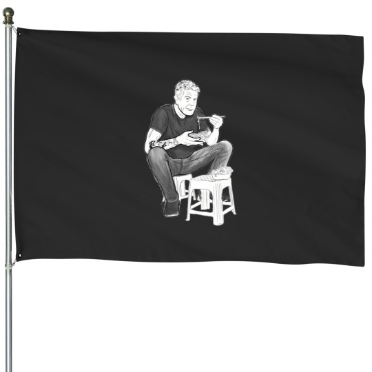 Discover Anthony Bourdain Food Quote House Flags