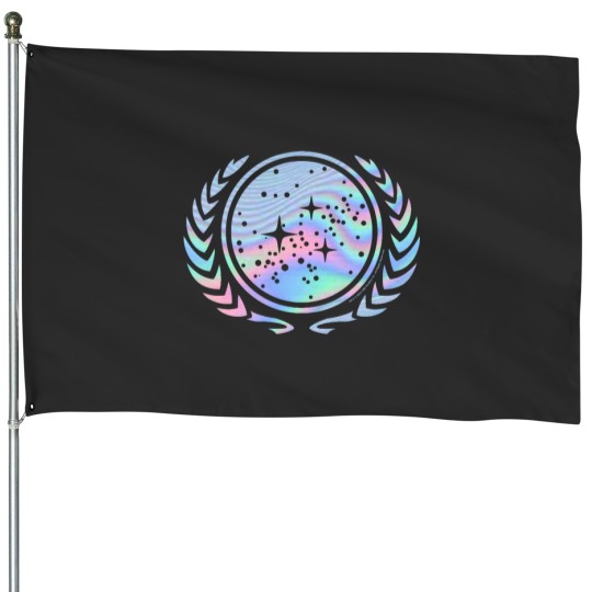 Discover Stars Treks uniteds Federation of Planets Hologram Emblem House Flags