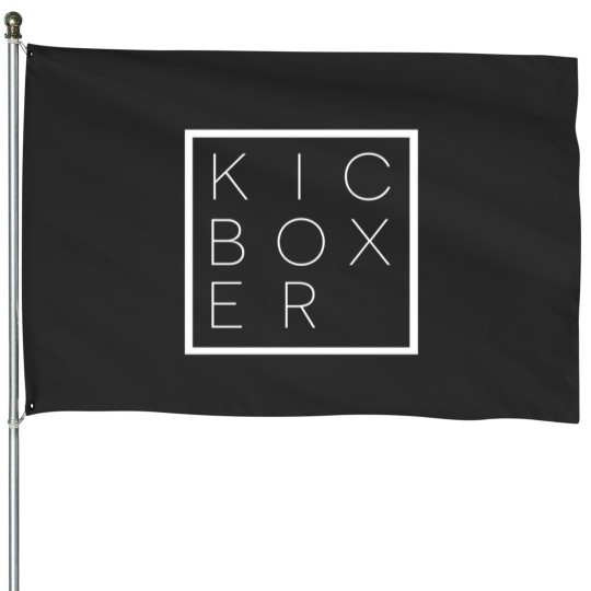 Discover Kickboxer Super Cool Design House Flags