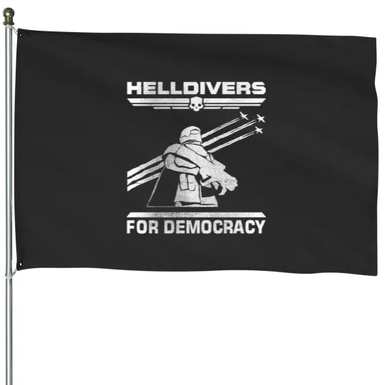 Discover helldivers-for-democracy House Flags