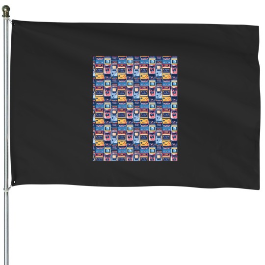 Discover Back To The Arcade House Flags
