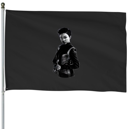 Discover startrek2020 Discovery Michael Burnham Circle Portrait Poster Classic T-Shirt House Flags