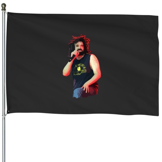 Discover Counting Crows Aadam Duritz Iconic Dreadlocks House Flags