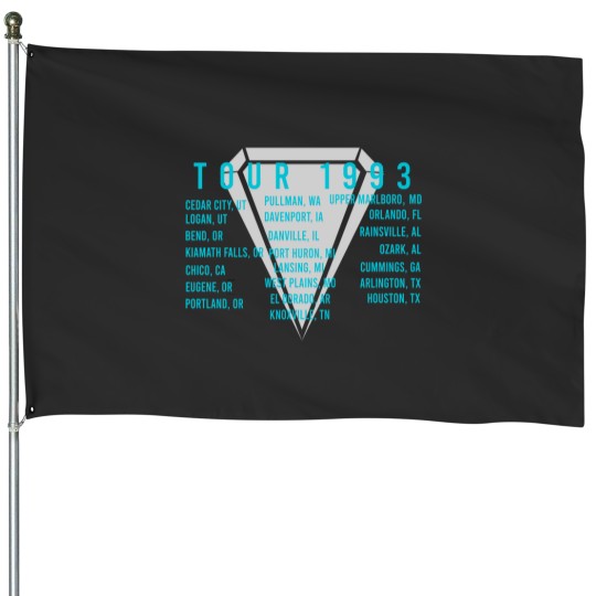 Discover Discover Cool Vintage 90s Diamond Rio 1993 Tour  B House Flags