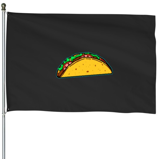 Discover Mexican taco House Flags