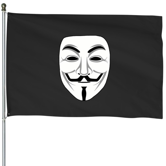 Discover Guy Fawkes Mask 1075 House Flags
