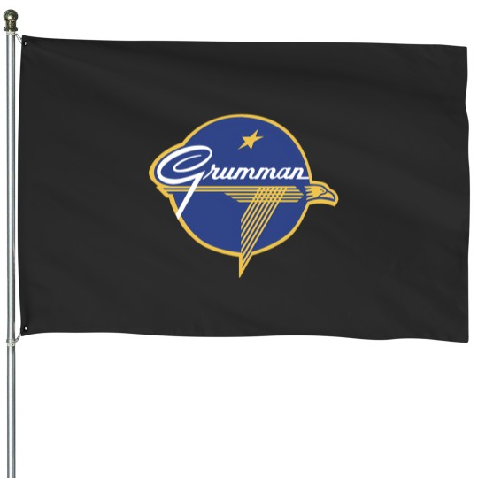 Discover Grumman Vintage Aircraft Usa House Flags