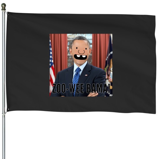 Discover Zoo-Wee Bama 198 House Flags