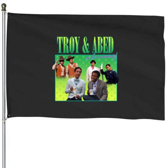 Discover Troy Abed In The Morning Poster Painting House Flags