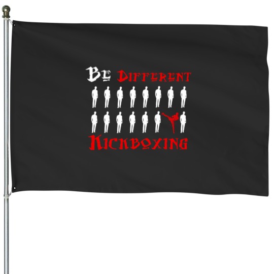 Discover Kickboxing Be Different House Flags