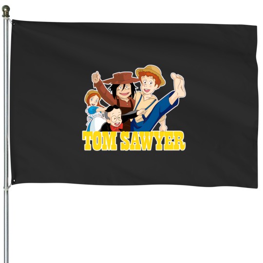 Discover Tom Sawyer Favorite Book House Flags
