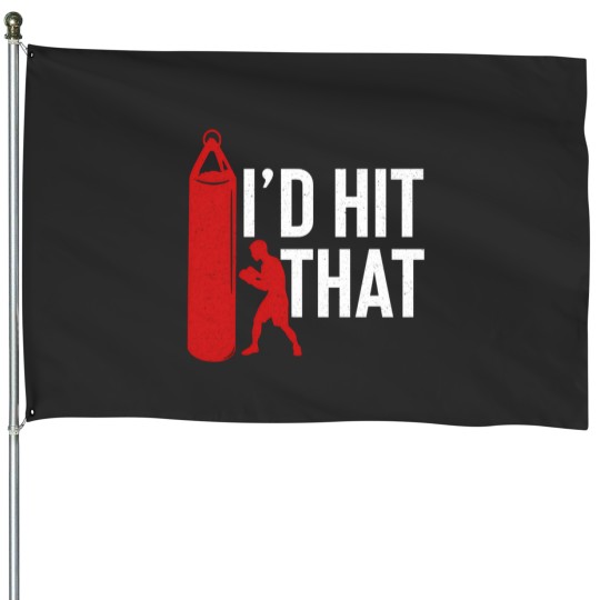 Discover ID Hit That Funny Boxing Tshirt House Flags