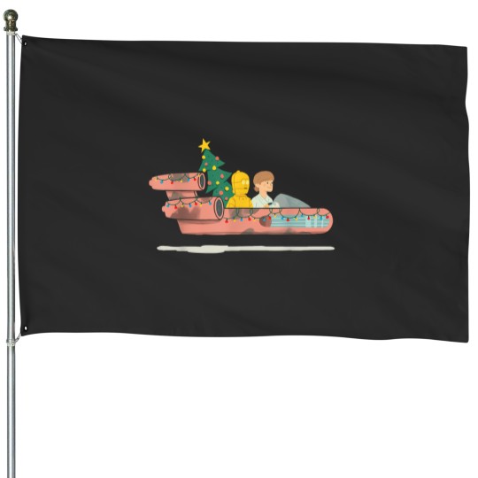 Discover s holiday luke c3po christmas tree run House Flags