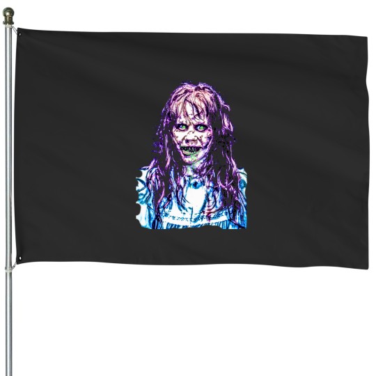 Discover the exorcist print horror House Flags