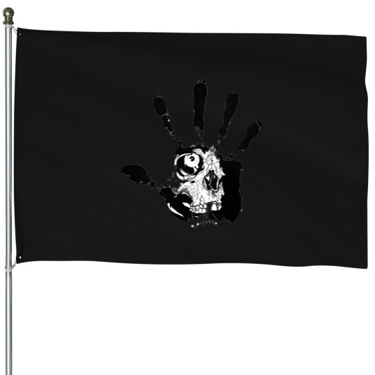 Discover Pushead Hand Of Fear House Flags