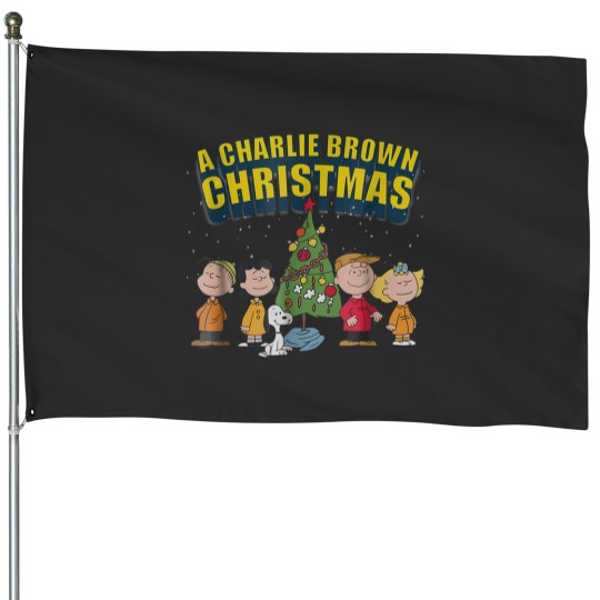 Discover spécial noël charlie brown House Flags