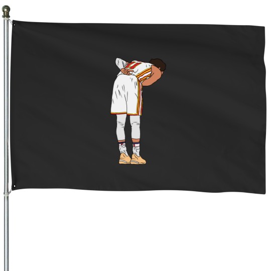 Discover Trae Young Takes a Bow House Flags