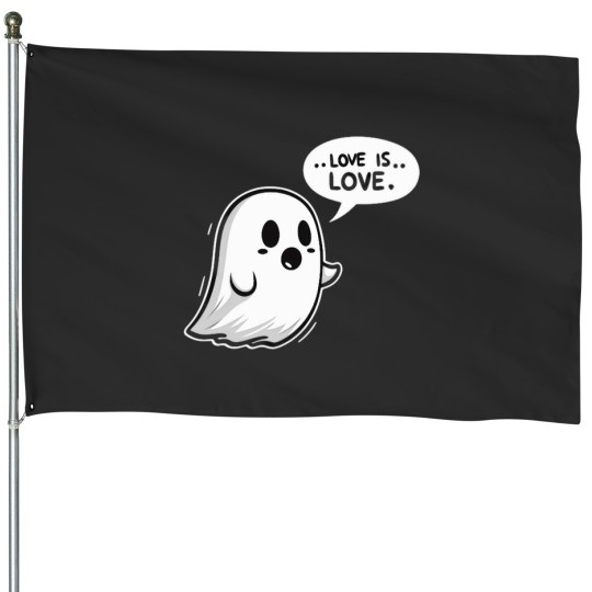 Discover ghosts Pulsating with the Colors loves nostalgias and Hope House Flags