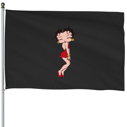 Discover Betty Boop House Flag