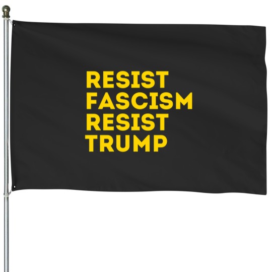 Discover Resist Fascism Resist Trump 2860 House Flags