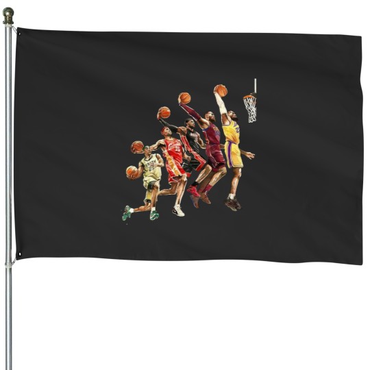 Discover The Evolution of lebron James, LeBron James'   Evolu House Flags