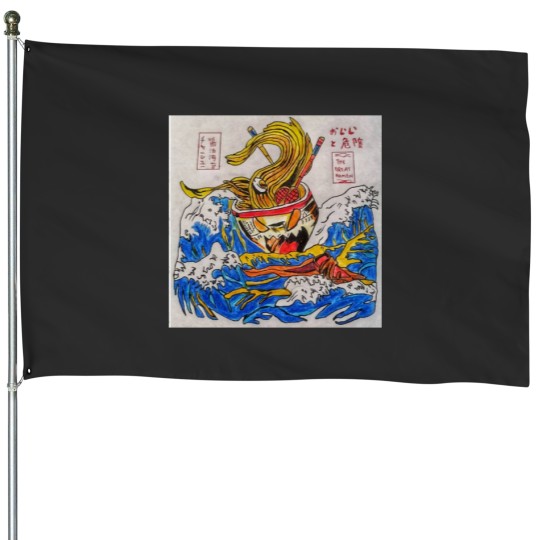 Discover Think Ramen House Flags