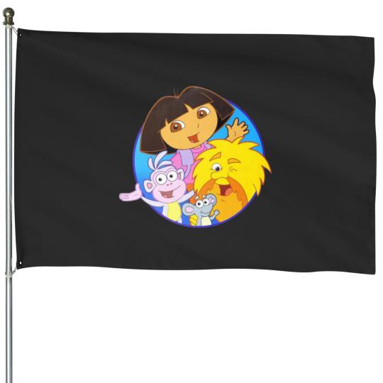 Discover TV-Series Cartoon Manga Characters Comic Animated House Flags