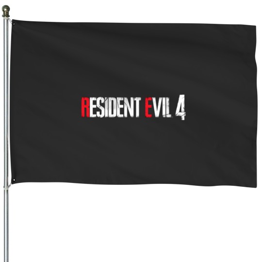 Discover Resident Evil 4 Logo RemakeResident Evil 4 Logo Remake House Flags
