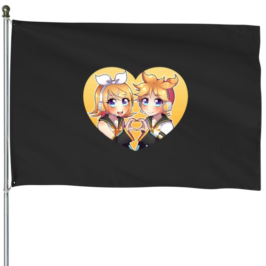 Discover VOCALOID - Kagamine Rin and Len Heart House Flags